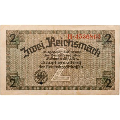купить Германия, Третий Рейх 2 рейхсмарки 1939-1945
