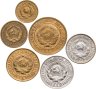 Купить Набор монет СССР  1930 года ( 1 , 2, 3, 5 , 15 , 20 копеек ) ( 6 монет )
