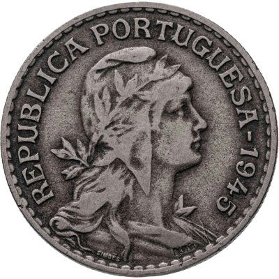 купить Португалия 1 эскудо (escudo) 1945
