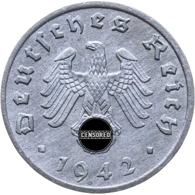 купить Германия, Третий Рейх 1 рейхспфенниг 1942 "А"