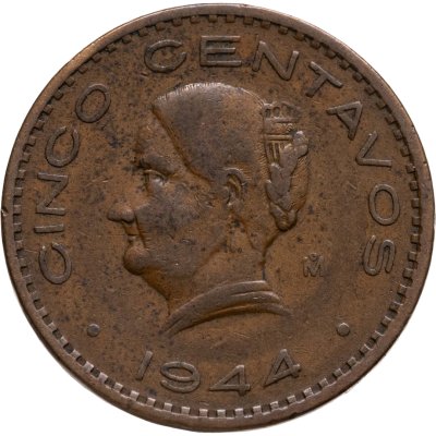 купить Мексика 5 сентаво (centavos) 1944