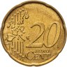 Купить Ватикан  20 центов (cents) 2002 "Портрет Папы Иоана Павла II"