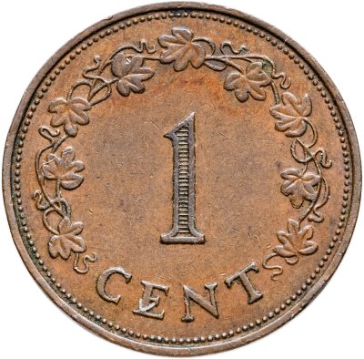 купить Мальта 1 цент (cent) 1972