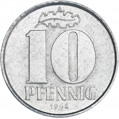 купить Германия 10 пфеннигов 1968