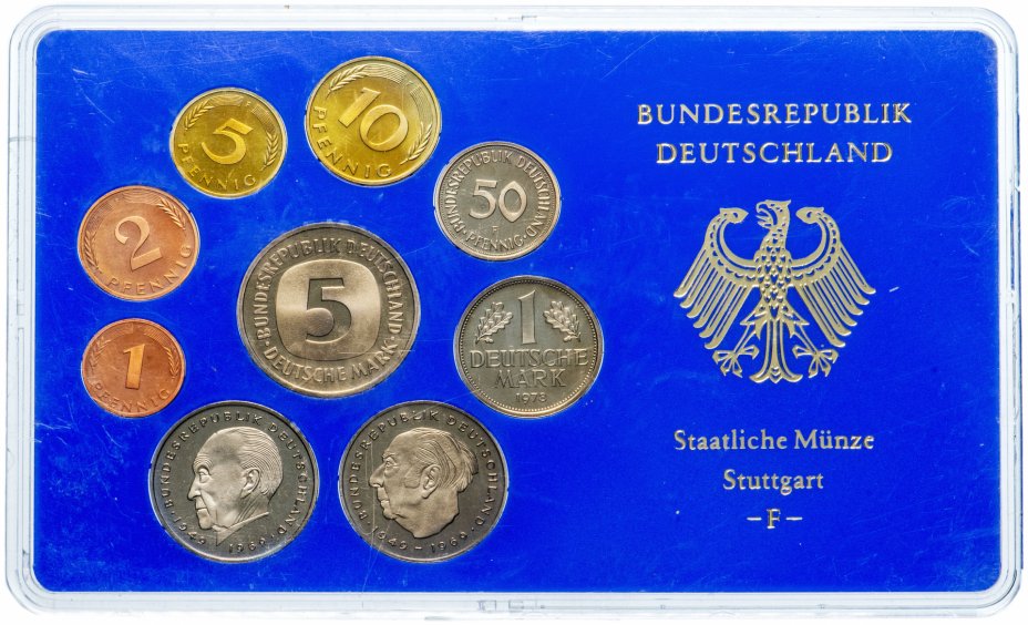 купить Германия набор из 9 монет 1978