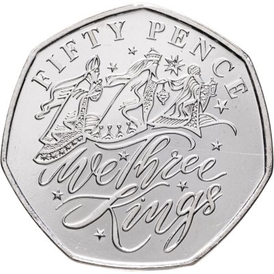 купить Гернси 50 пенсов 2020 "Рождественские гимны - We Three Kings"
