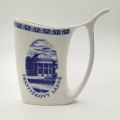 купить Поильник (бюветница) "Карловы Вары", фарфор, деколь, Чехия, 1990-2015 гг.