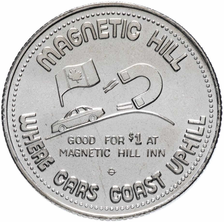 купить Канадский торговый доллар 1982 "Магнитная дорога, Нью-Брансуик"