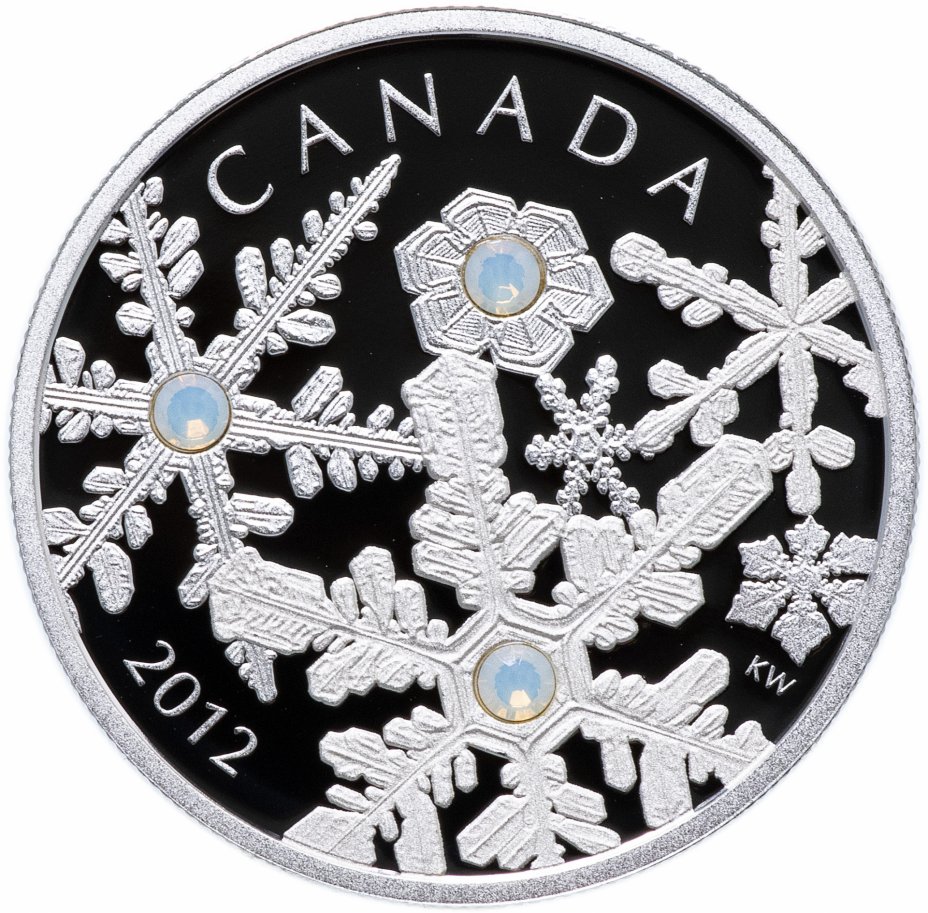 купить Канада 20 долларов 2012 "Снегопад", в коробке с сертификатом