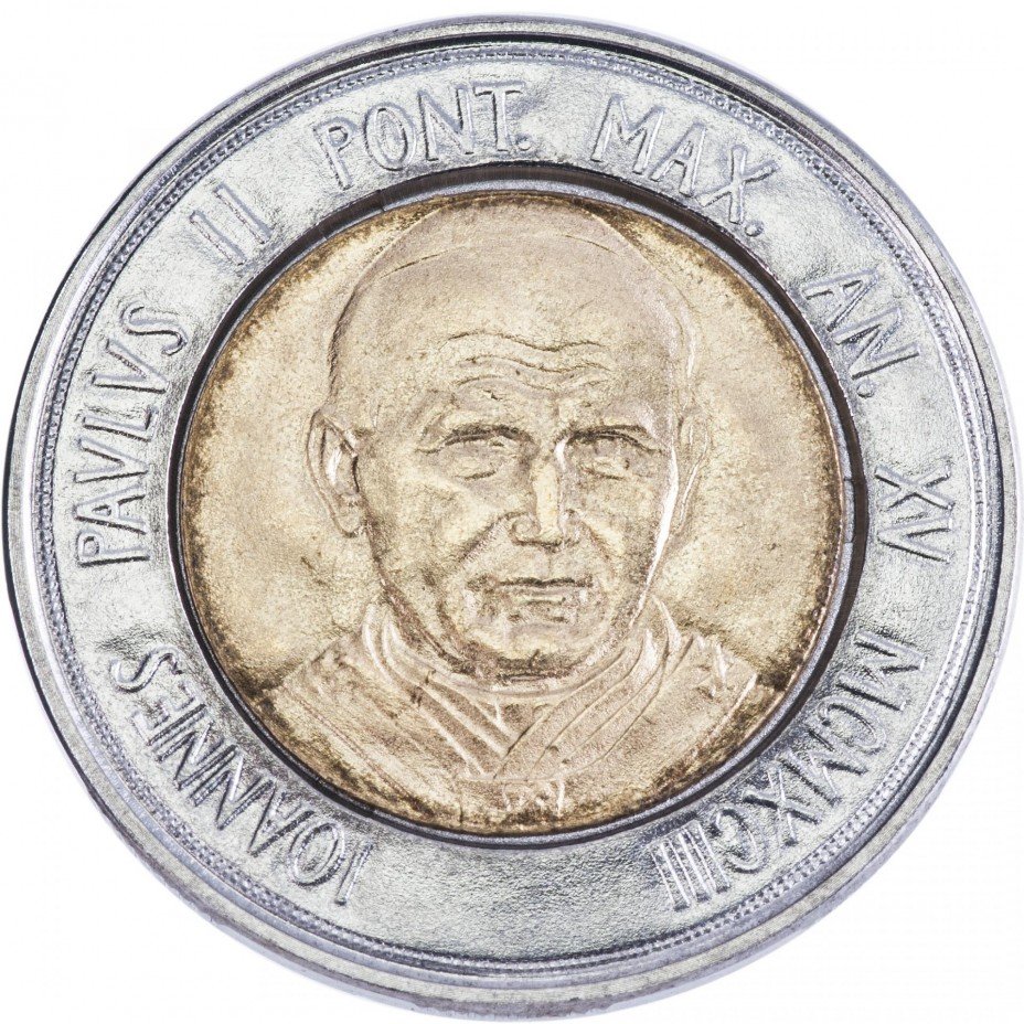 купить Ватикан 500 лир 1993