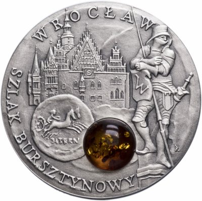 купить Ниуэ 1 доллар 2009 "Янтарный путь - Вроцлав"