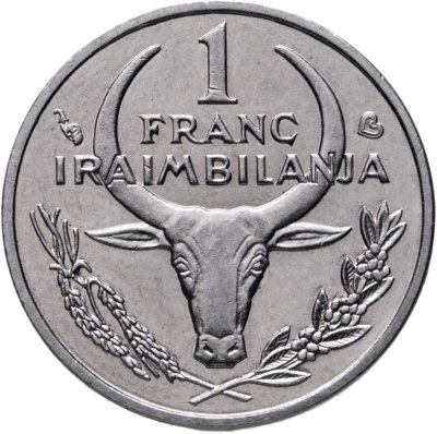 купить Мадагаскар 1 франк (franc) 2002
