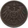Купить Германская Империя, 2 пфеннига 1874-1916, случайный год