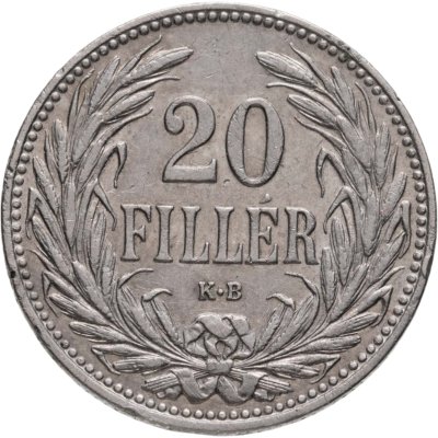 купить Венгрия 20 филлеров (filler) 1908