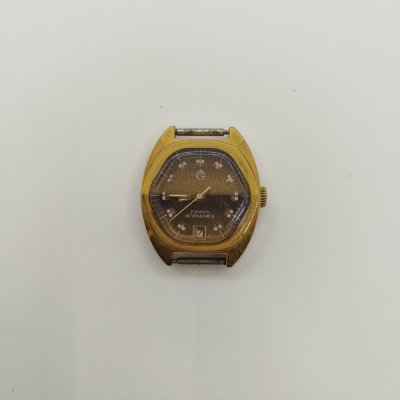 купить Часы наручные, металл, стекло, золочение, Минский часовой завод (МЧЗ), СССР, 1975-1991 гг.