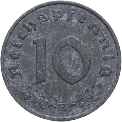 купить Германия, Третий рейх 10 рейхспфеннигов (reichspfennig) 1940 двор Е