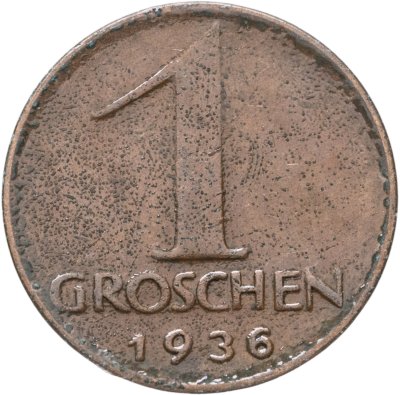 купить Австрия 1 грош (grosz) 1936