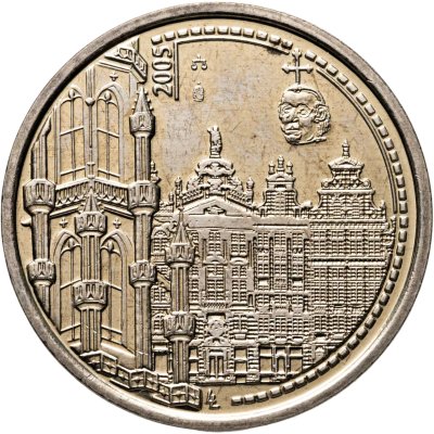 купить Жетон "Всемирное наследие - Гран-Плас в Брюсселе" 2005