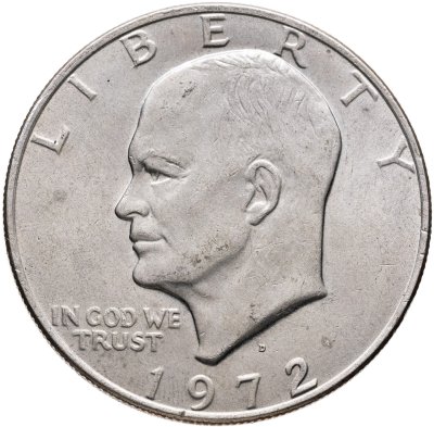 купить США 1 доллар (dollar) 1972 доллар Эйзенхауэра