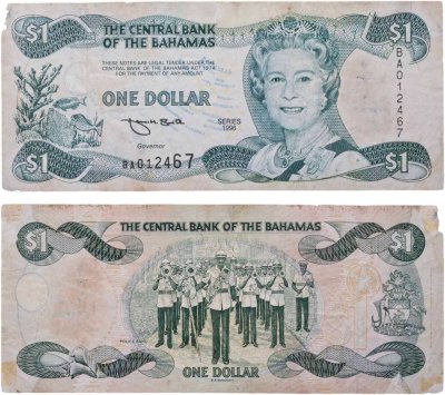 купить Багамские острова 1 доллар 1996
