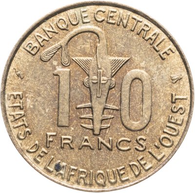 купить Западная Африка (BCEAO) 10 франков (francs) 1996