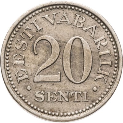 купить Эстония 20 сентов (senti) 1935