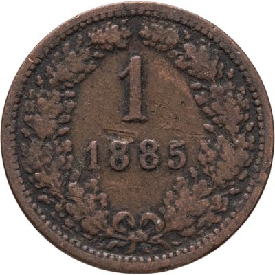 купить Австро-Венгрия 1 крейцер (kreuzer) 1885 для Австрии