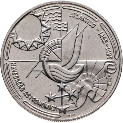 купить Португалия 100 эскудо (escudos) 1990 Золотой век открытий - Астронавигация