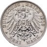 Купить Германская империя, Саксония 3 марки (mark) 1913 "100 лет битвы при Лейпциге (битве народов)"