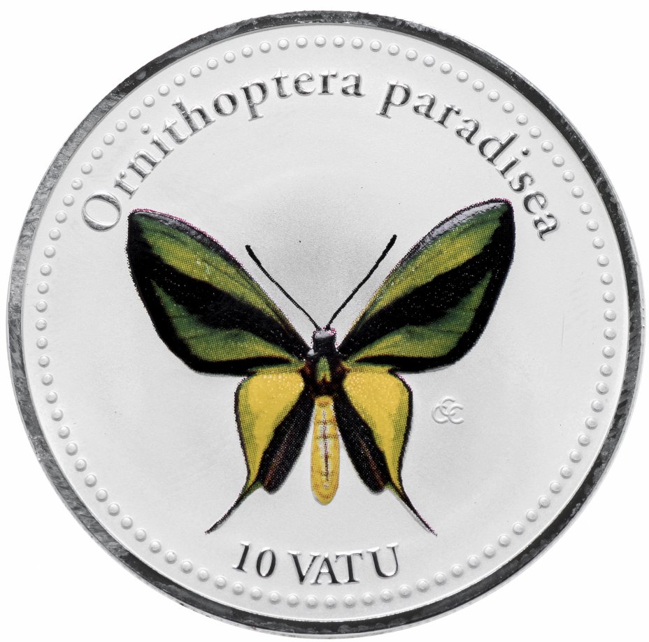 купить Вануату 10 вату 2006 Бабочки