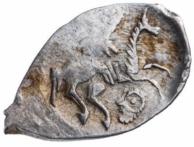 купить Василий III Иванович, Денга чекан Москвы (Голова под конем).R8