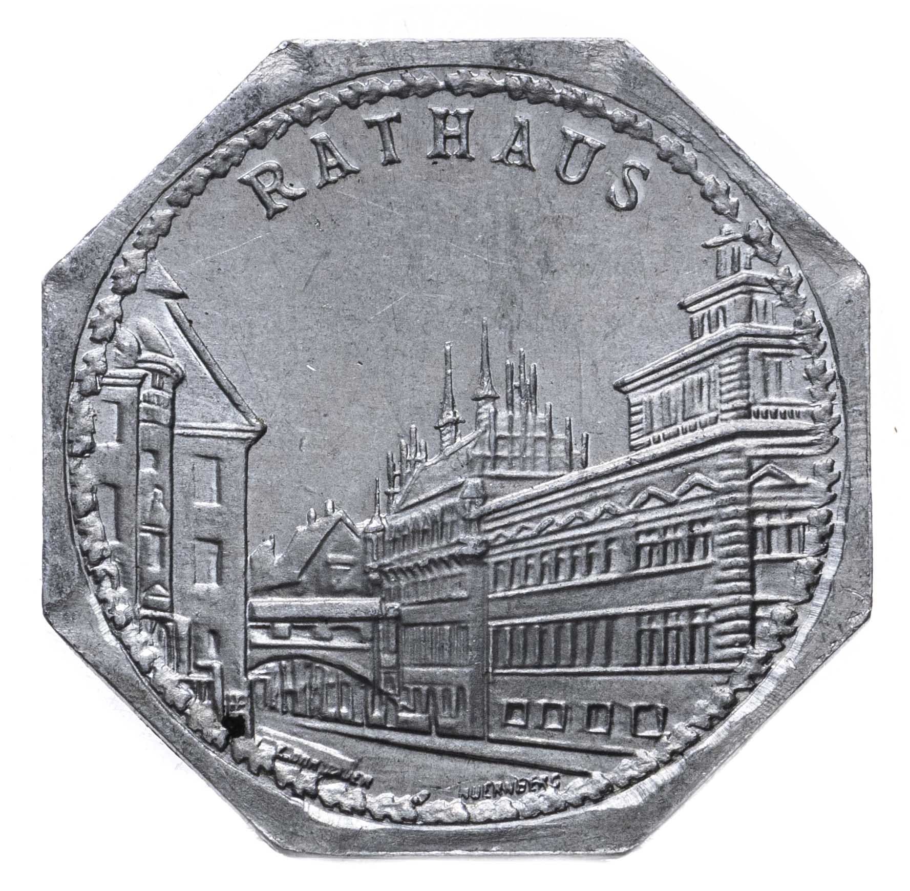 Монета Германия (Нюрнберг) нотгельд 20 пфеннигов 1921 