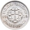 Купить Великобритания 3 пенса (pence) 1939  Серебро /серый цвет/