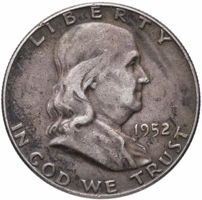 Купить США 50 центов (1/2 доллара, half dollar) 1952