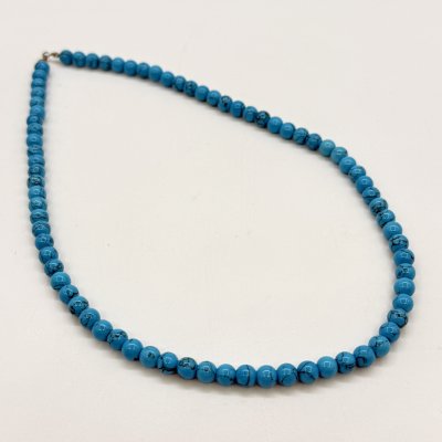 купить Винтажные бусы бирюзового оттенка, композитный материал, Россия, 1990-2010 гг.