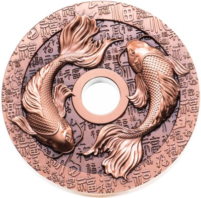 купить Самоа 50 центов (cents) 2022 "Карп" (в капсуле)