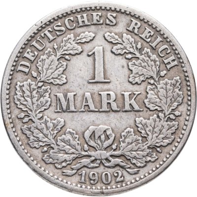купить Германия (Германская Империя) 1 марка 1902 "D"