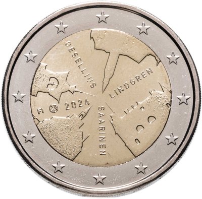 купить Финляндия 2 евро 2024 "Финская архитектура"
