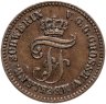 Купить Германия, Мекленбург-Шверин 1 пфенниг 1872