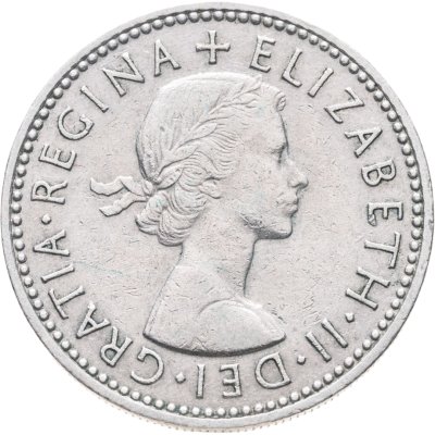 купить Великобритания 1 шиллинг (shilling) 1962 Английский герб - 3 льва внутри коронованного щита