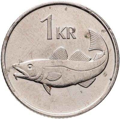купить Исландия 1 крона 1999