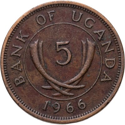 купить Уганда 5 центов (cents) 1966