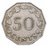 Купить Мальта 50 центов (cents) 1972
