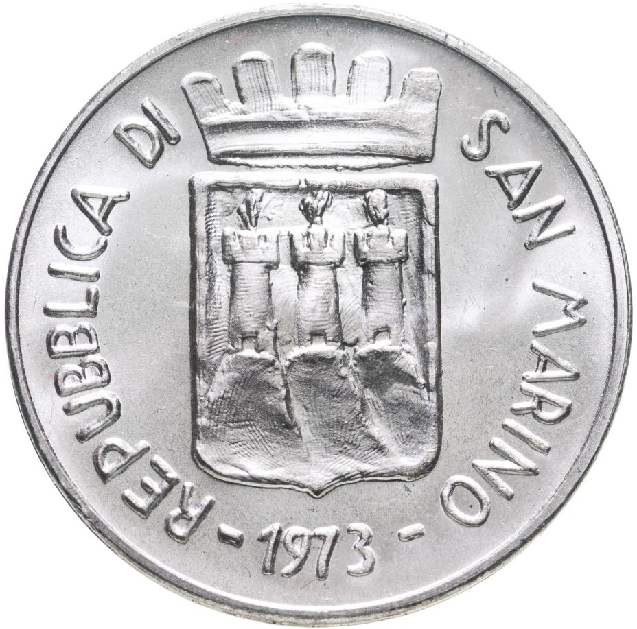 купить Сан-Марино 500 лир (lire) 1973