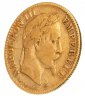 Купить Франция 10 франков (francs) 1864 года, знак монетного двора: "А" - Париж, с портретом Императора Наполеона III