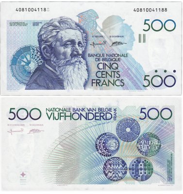 купить Бельгия 500 франков 1982-1998 года P-143(7)