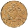 Купить Барбадос 5 центов (cents) 1979