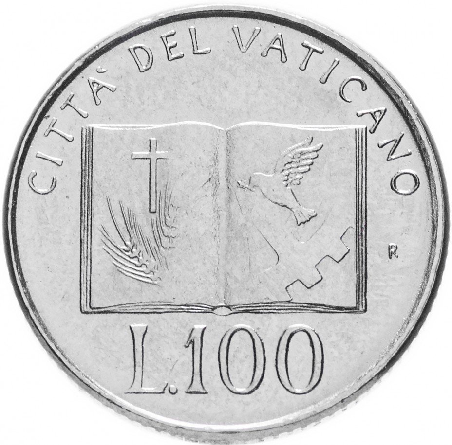 купить Ватикан 100 лир 1992
