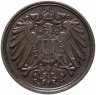 Купить Германия 1 пфенниг (pfennig) 1890 D знак монетного двора: "D" - Мюнхен