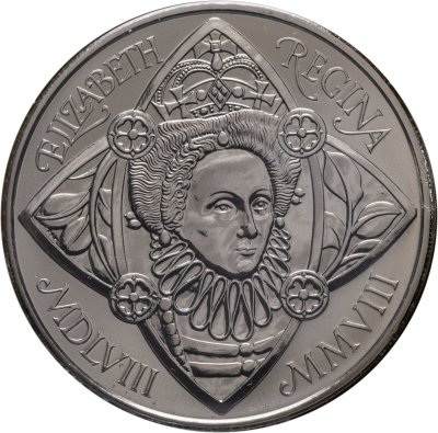 купить Великобритания 5 фунтов 2008 «450-летие со дня восхождения королевы Елизаветы I» в буклете